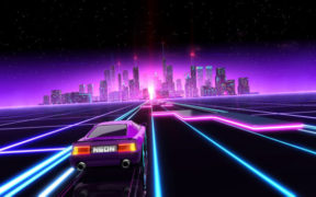 Retro-futuristic arcade game Neon Drive hitting Switch this week